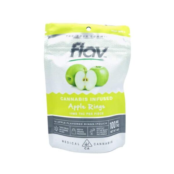 Buy Flav Gummies Apple Rings 100mg