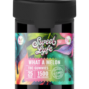 Vegan Gummies 1500 MG THC Blend - 4oz - What A Melon